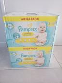 Lot de 2 cartons de couches PAMPERS premium protection taille 2