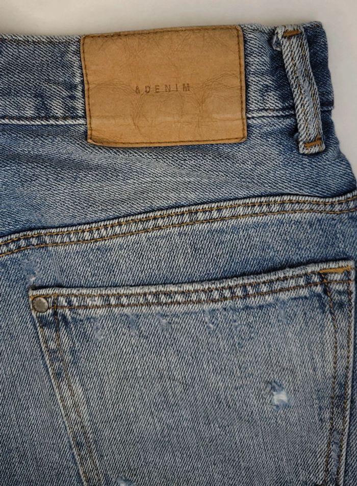 Short H&M destroy bleu ciel taille 29 en très bon état - photo numéro 12