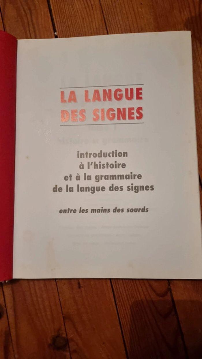 Livre La langue des signes, Histoire et Grammaire - photo numéro 4