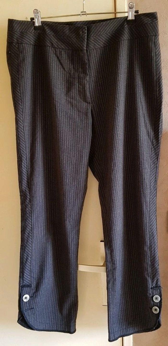 Pantalon vintage rayé - photo numéro 2