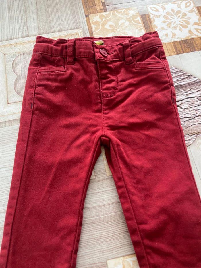 Pantalon rouge 6 mois - photo numéro 2