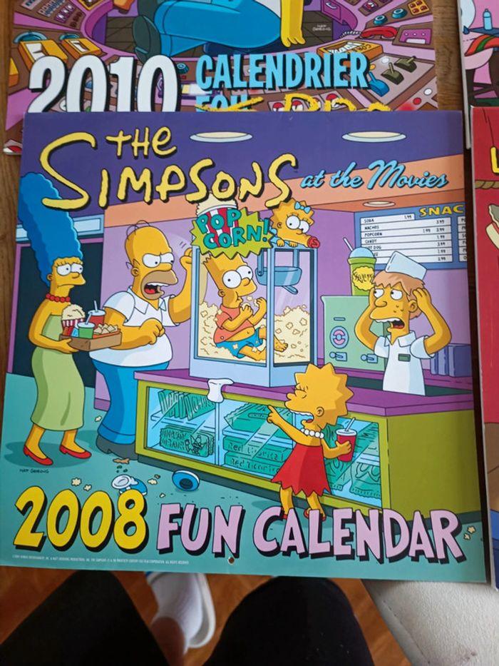 Calendrier the Simpsons lot - photo numéro 4