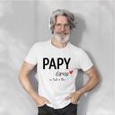 Tee shirt personnalisé papy fête des papys