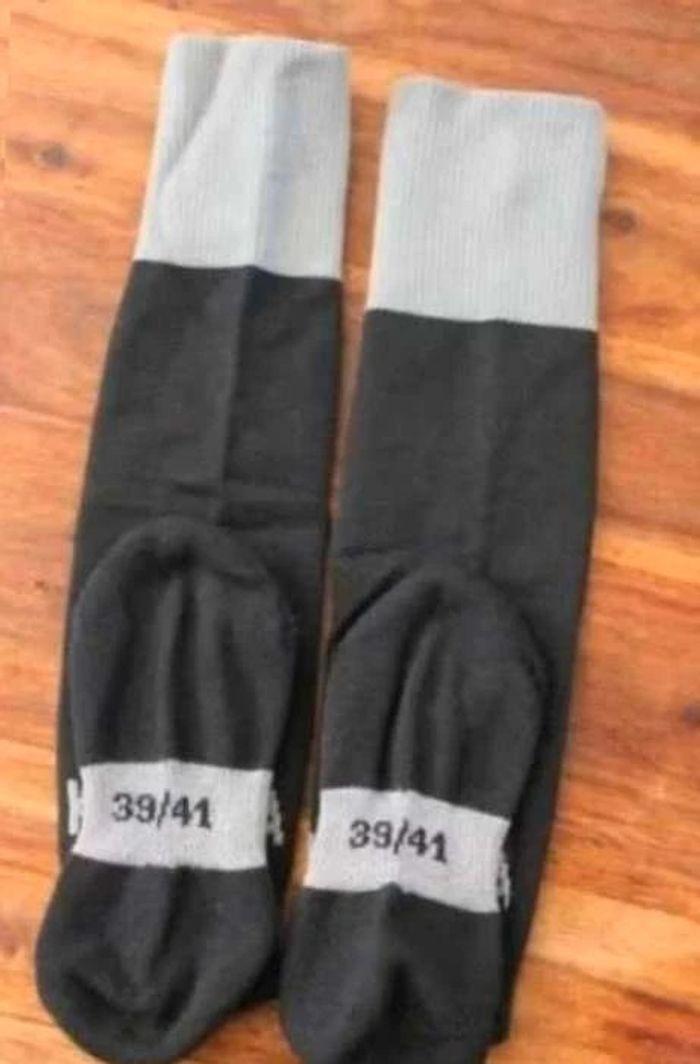 Chaussettes hautes  de  sport  - Noires  -  39/41  - Kipsta - photo numéro 9