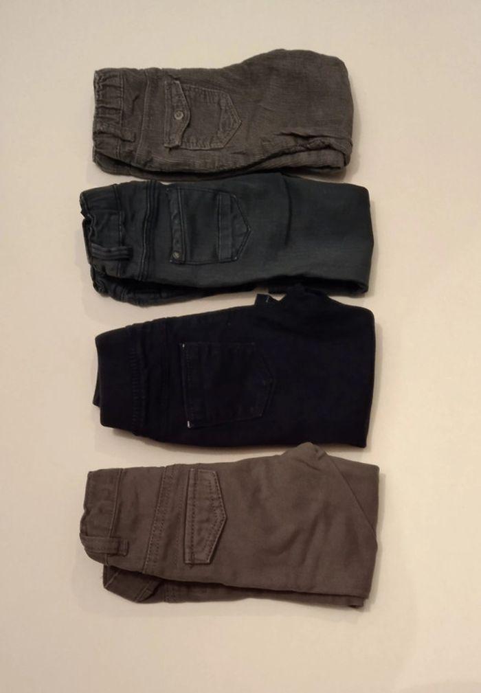 lot de 4 pantalons 6 mois - photo numéro 1