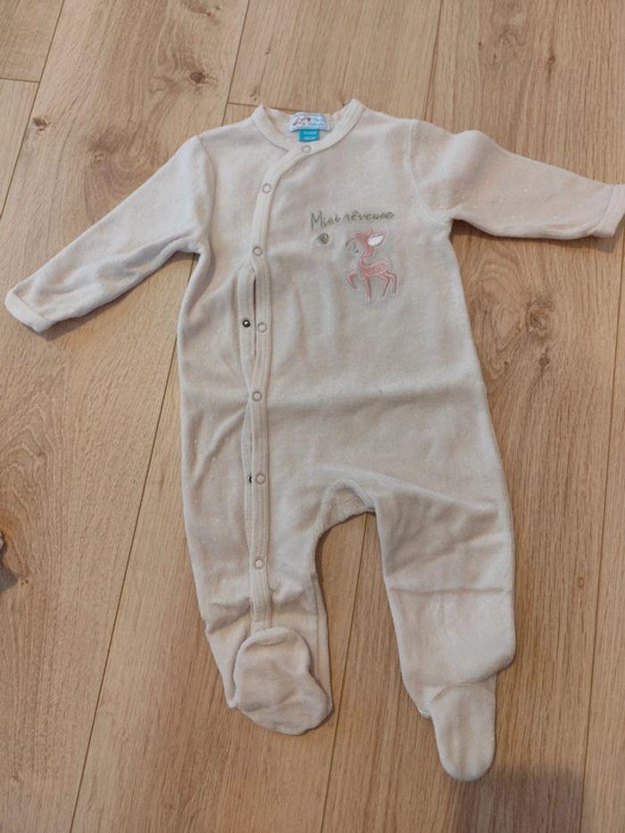 Pyjama velours fille