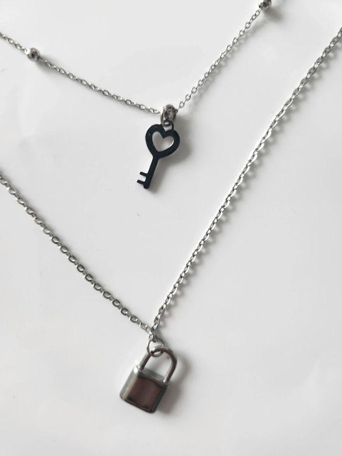 Collier cadenas et clé - photo numéro 2