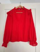 blouse rouge