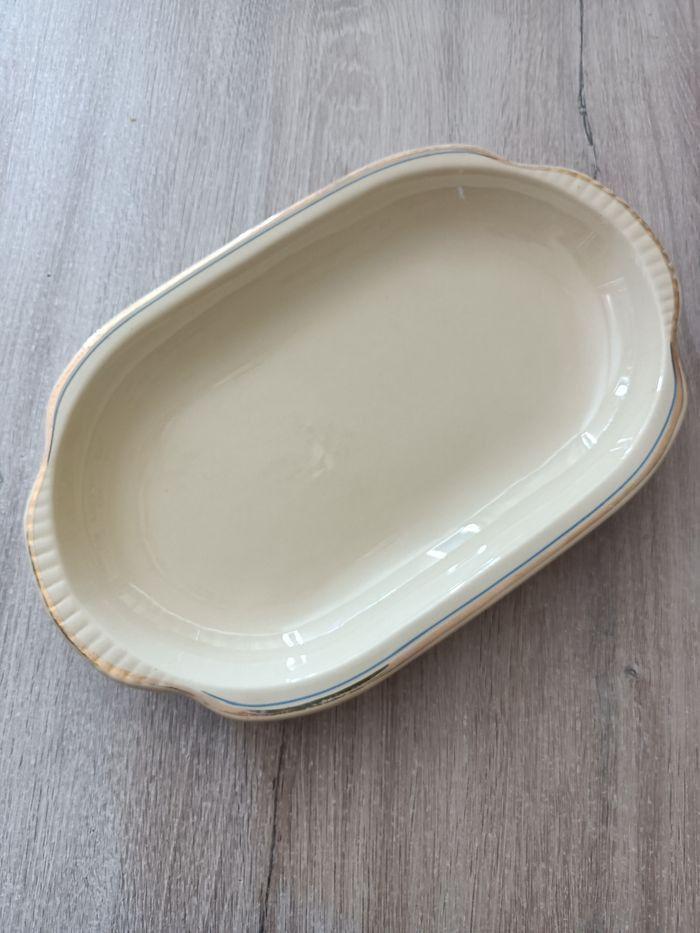 Plat porcelaine Boch vintage - photo numéro 1