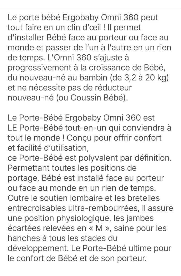 Porte bébé Ergobaby - photo numéro 5