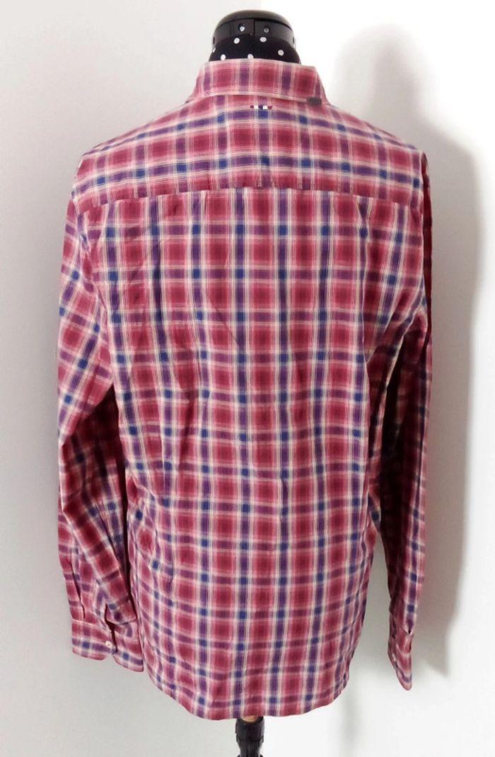 Chemise manches longues à carreaux Napapijri Slim Fit taille XL - photo numéro 5