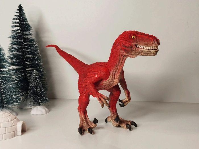 Dinosaure Vélociraptor rouge Schleich - photo numéro 1