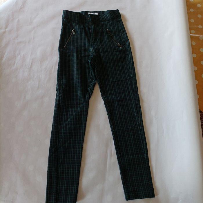 Pantalon a carreaux slim 156 cm - photo numéro 1