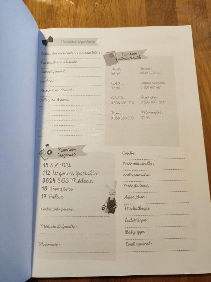 Agenda pour assistante maternelle neuf, 2022-2023. - photo numéro 2