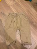 Pantalon cyrillus beige 12 mois