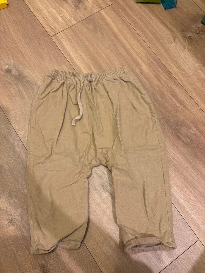 Pantalon cyrillus beige 12 mois - photo numéro 1