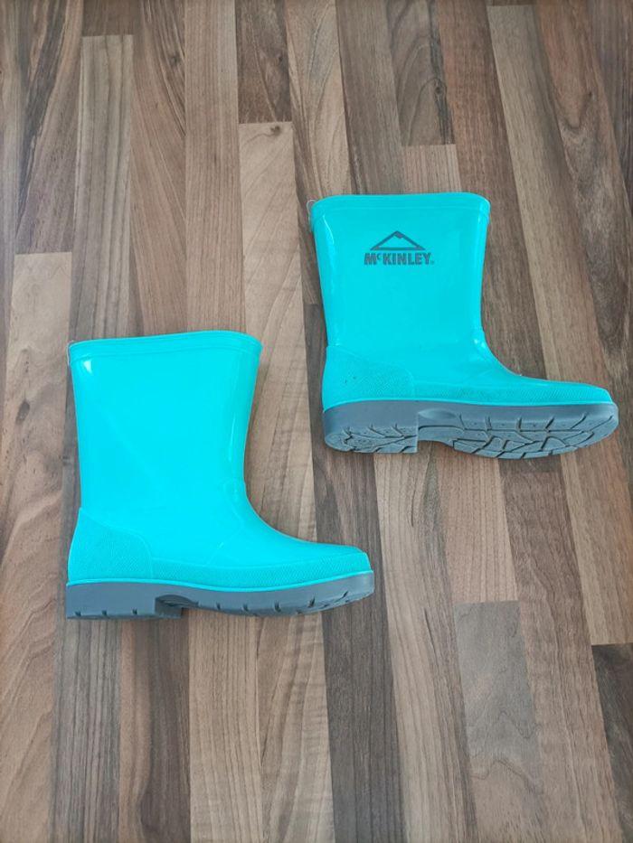 Bottes de pluie turquoise Mac Kinley 30 - photo numéro 7