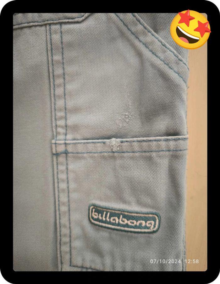 Pantalon large bleu clair Billabong taille 38 - photo numéro 5