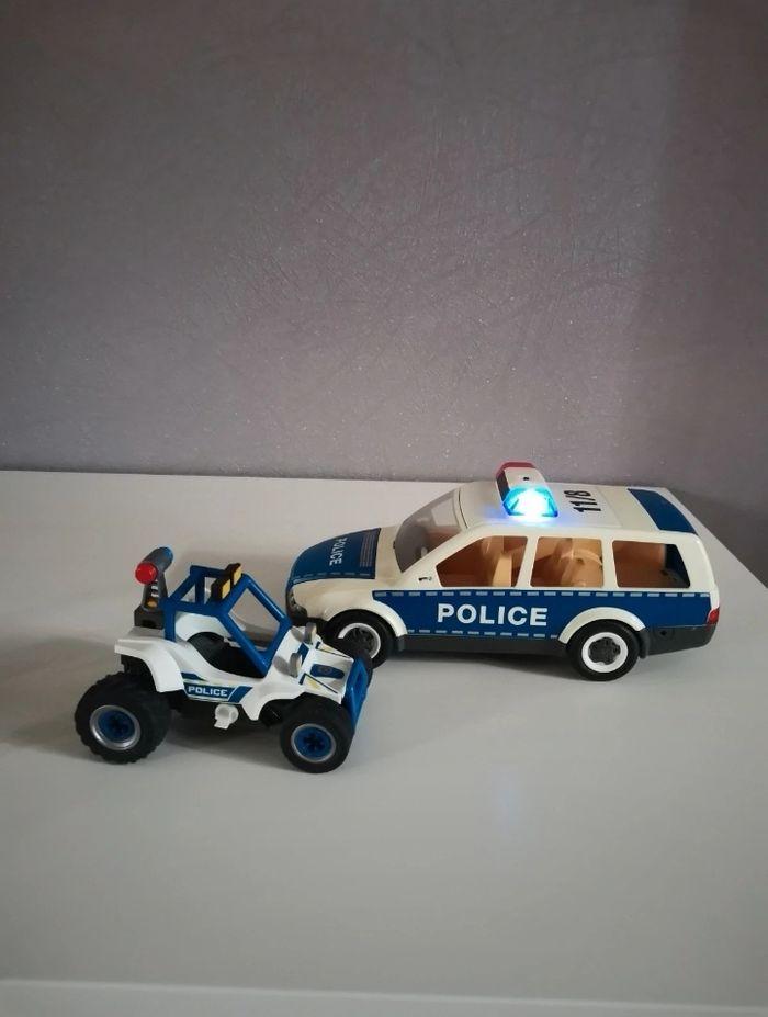 Voiture et buggy de police playmobil - photo numéro 4