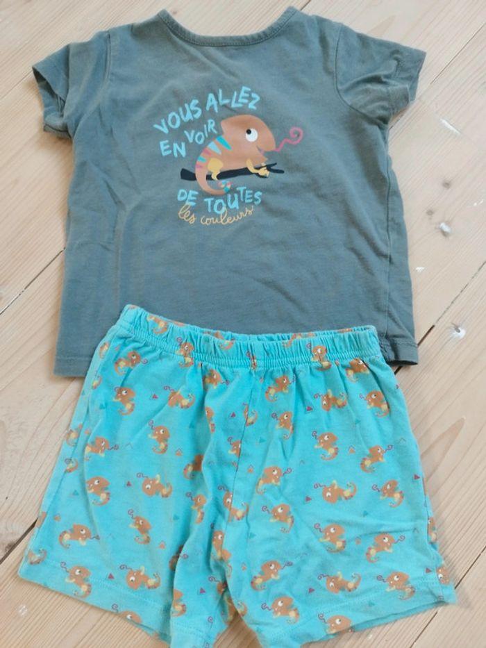 Pyjama short garçon taille 18 mois - photo numéro 1