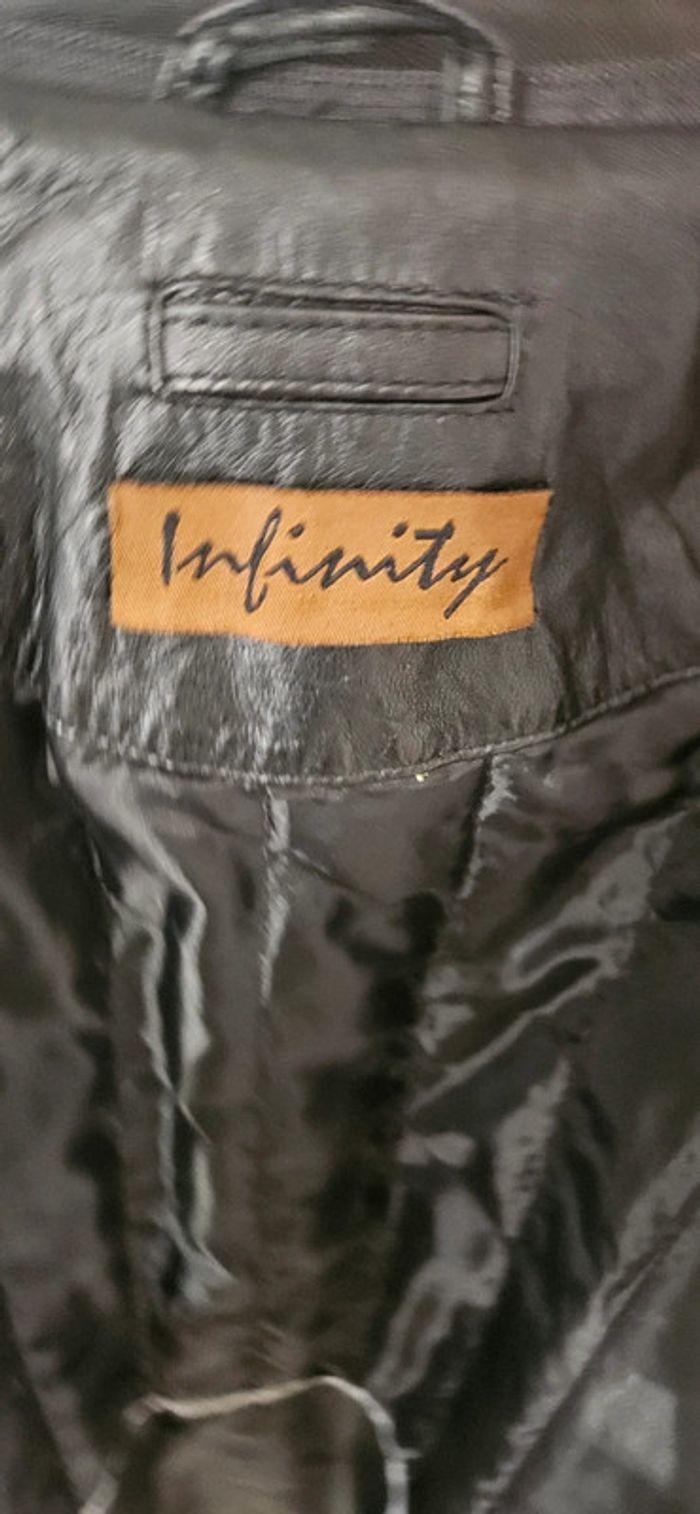 Superbe veste homme cuir infinity - photo numéro 4