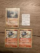 lot de 3 cartes Pokémon ex fantômes holon année 2006