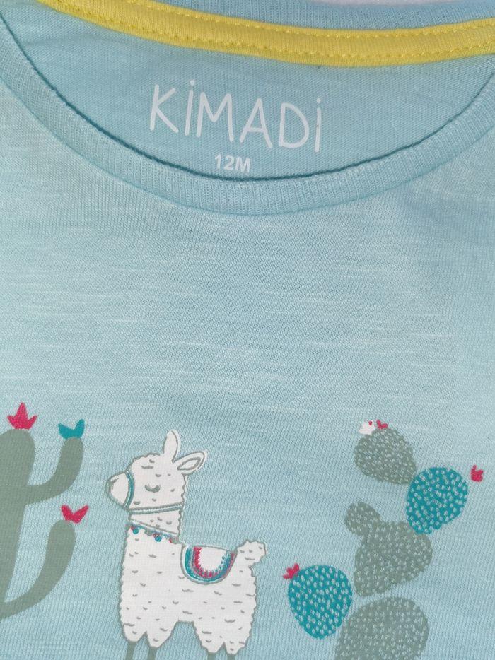 Tee-shirt lama et cactus Kimadi 12 Mois - photo numéro 4