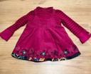 Robe Rose Hiver Catimini Velour  -3ans / 94cm