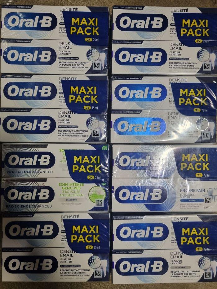 Lot dentifrice oral b - photo numéro 2