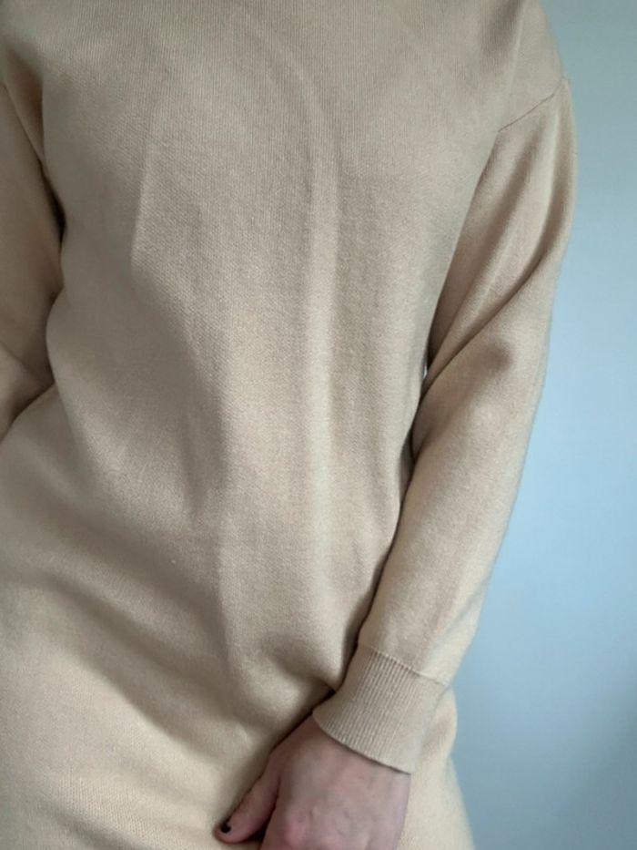 Robe pull beige élégante – Chic et confortable, taille 36/38, très bon état 💖 - photo numéro 5