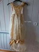 Robe princesse belle 5/7 ans