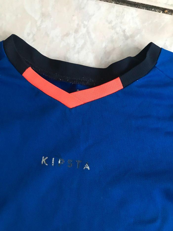 T-shirt bleu foncé sport Kipsta 6 ans - photo numéro 2