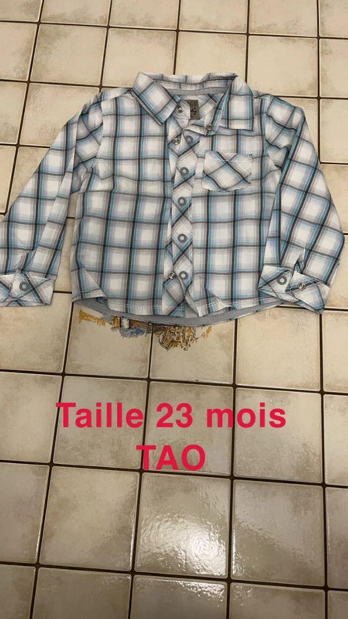 Chemise manches longues