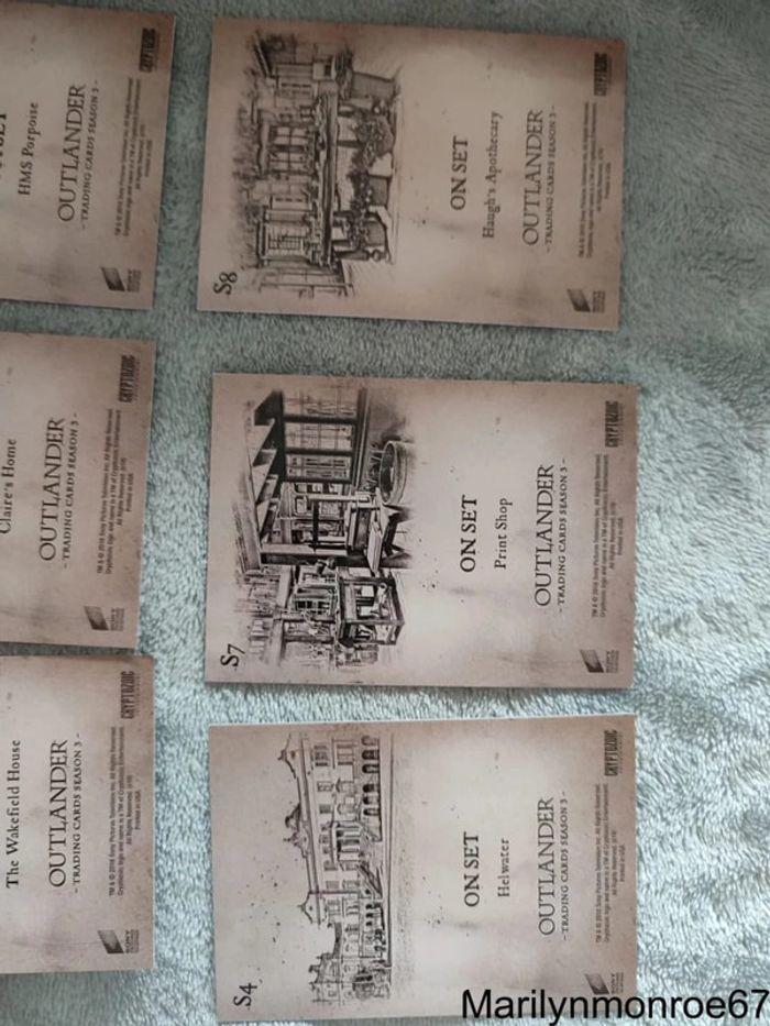 Set complet 9 cartes on set Outlander cryptozoic - photo numéro 7