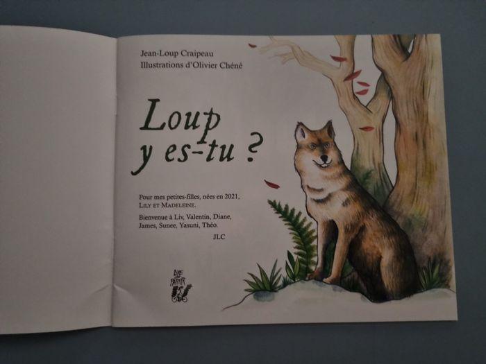 Livre jeunesse "Loup y es-tu ?" de Jean-Luc Craipeau - photo numéro 2