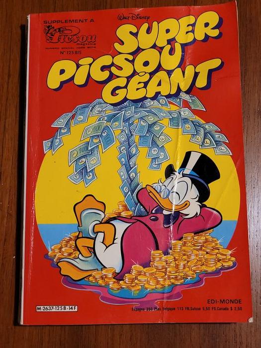 3 super Picsou géant - Disney - vintage 1982 - photo numéro 4