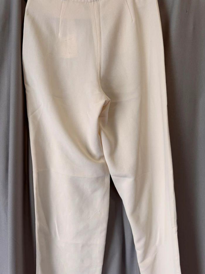 Pantalon blanc crème - photo numéro 2