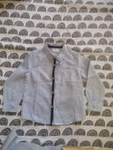 Chemise manches longues bleu clair. 3 ans