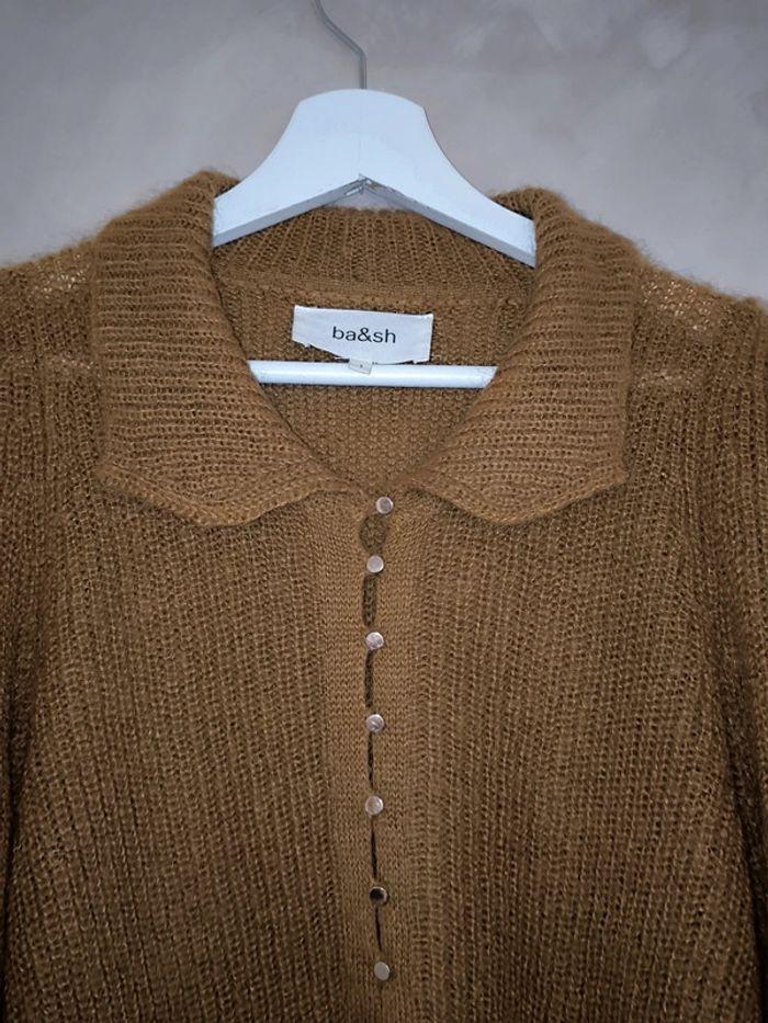 🤎 Pull oversize Mohair Ba&sh noisette 36/38/40 🤎 - photo numéro 3