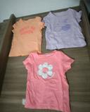 Lots 3 t-shirt in extenso taille 24 mois