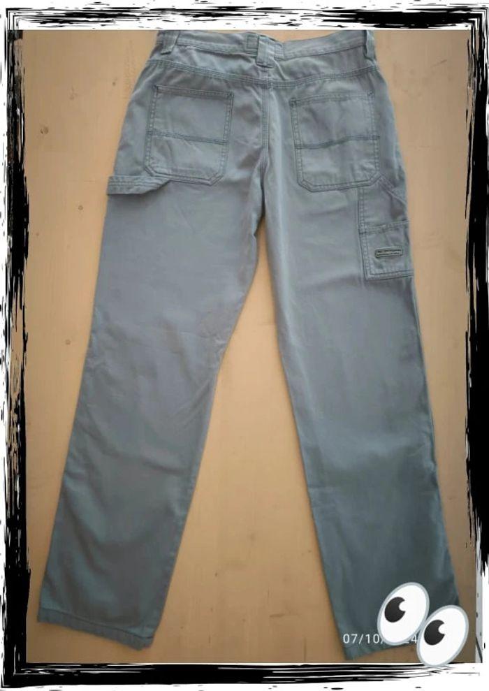 Pantalon large bleu clair Billabong taille 38 - photo numéro 2