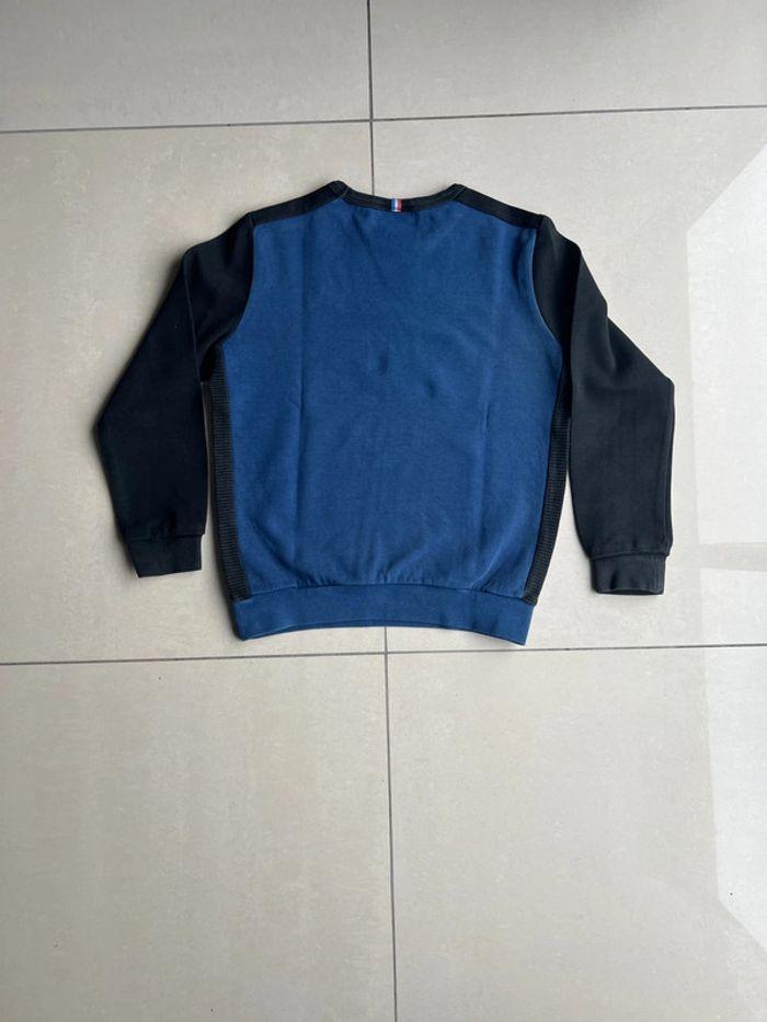 Sweat-shirt enfant bleu et noir Le coq Sportif - photo numéro 3