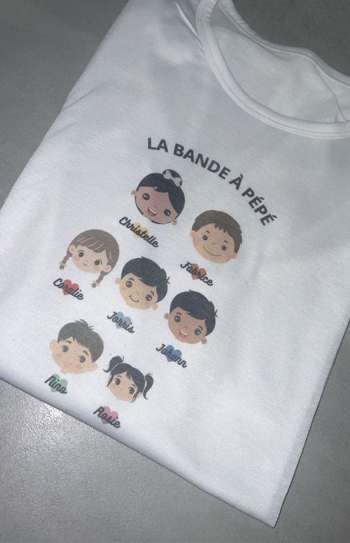 Tee shirt « la bande à » personnalisé - photo numéro 3