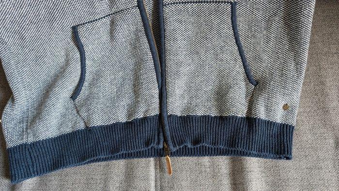 Pull zippé à capuche gris Bonobo Jeans taille XL - photo numéro 5