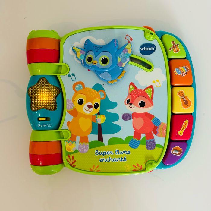 vtech super livre enchanté des baby loulous 6-36 mois +50 chansons mélodies sons et phrases 6 comptines livre interactif parlant musical éducatif instruments de musique couleurs motricité fine lot SOP77 - photo numéro 2