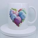 Fête des mères - Mug hortensia personnalisé