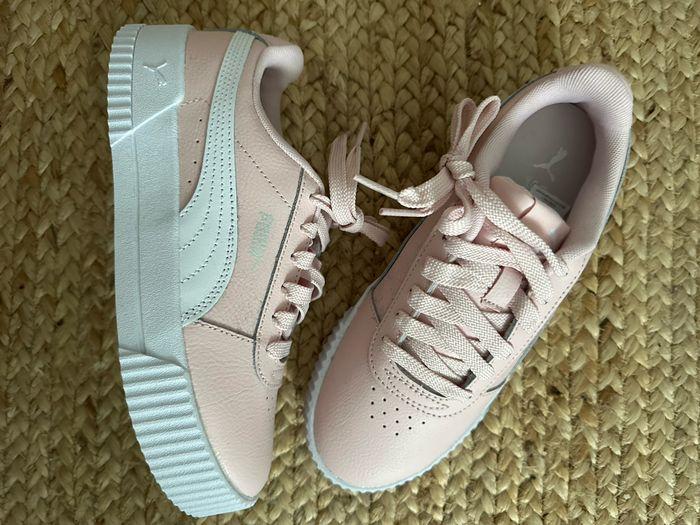 Baskets puma Carina rose /gris/blanc pointure 36 neuve avec étiquette - photo numéro 5