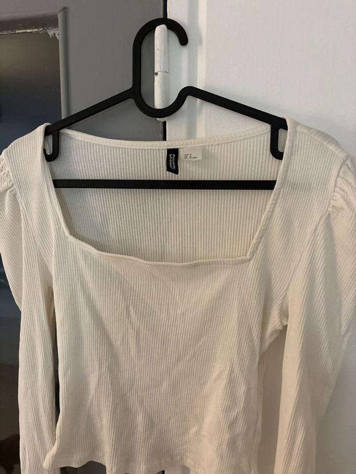 Haut blanc h&m - photo numéro 2