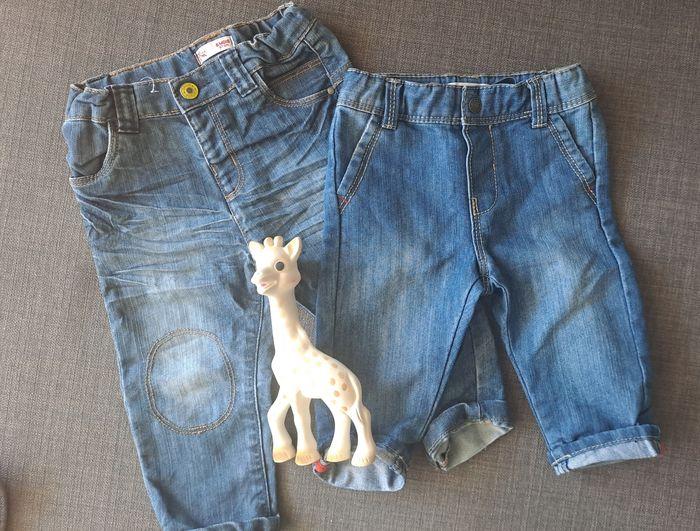 Lot de 2 jeans 6 mois dpam et obaibi