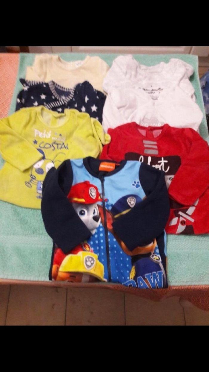 Lot de 7 pyjamas 12 mois